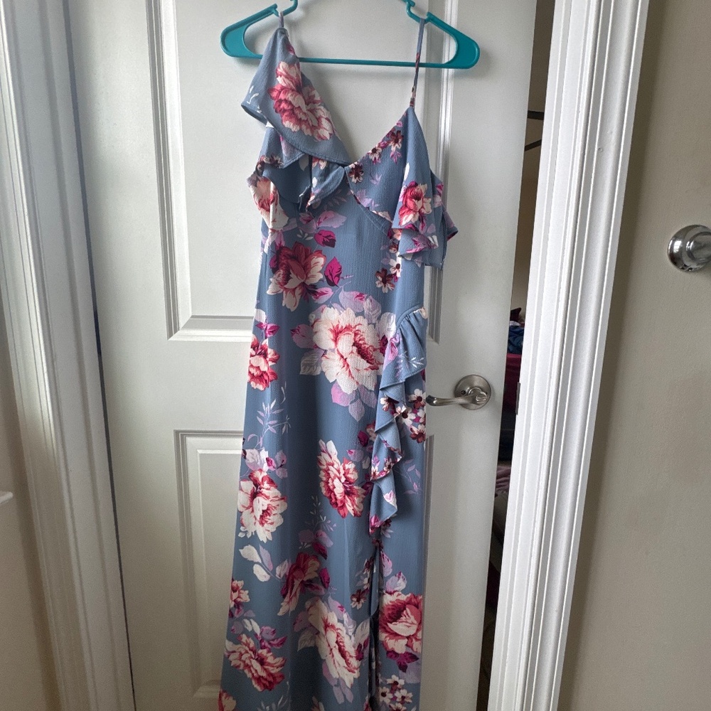 Jill Stuart One Shoulder Maxi Dress